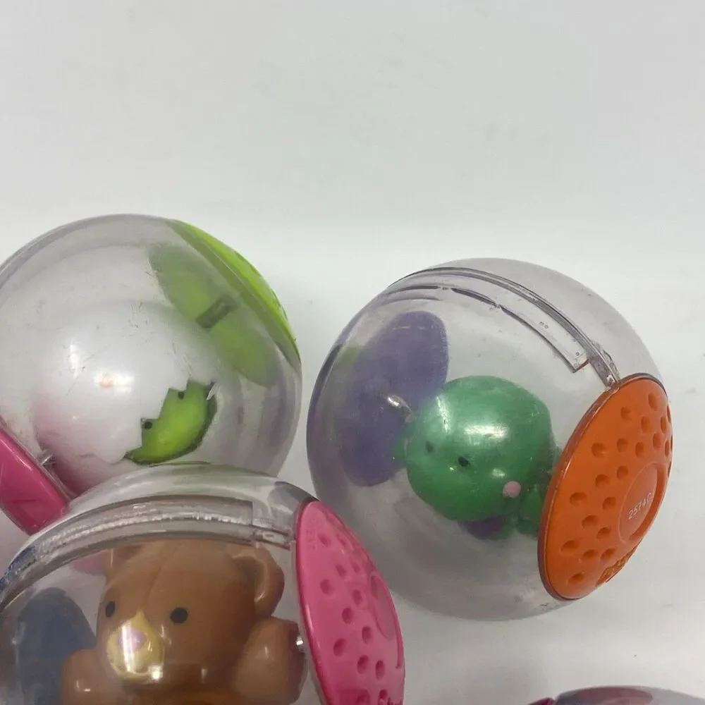 Vintage Fisher Price Roll Around Balls Lot Of 7